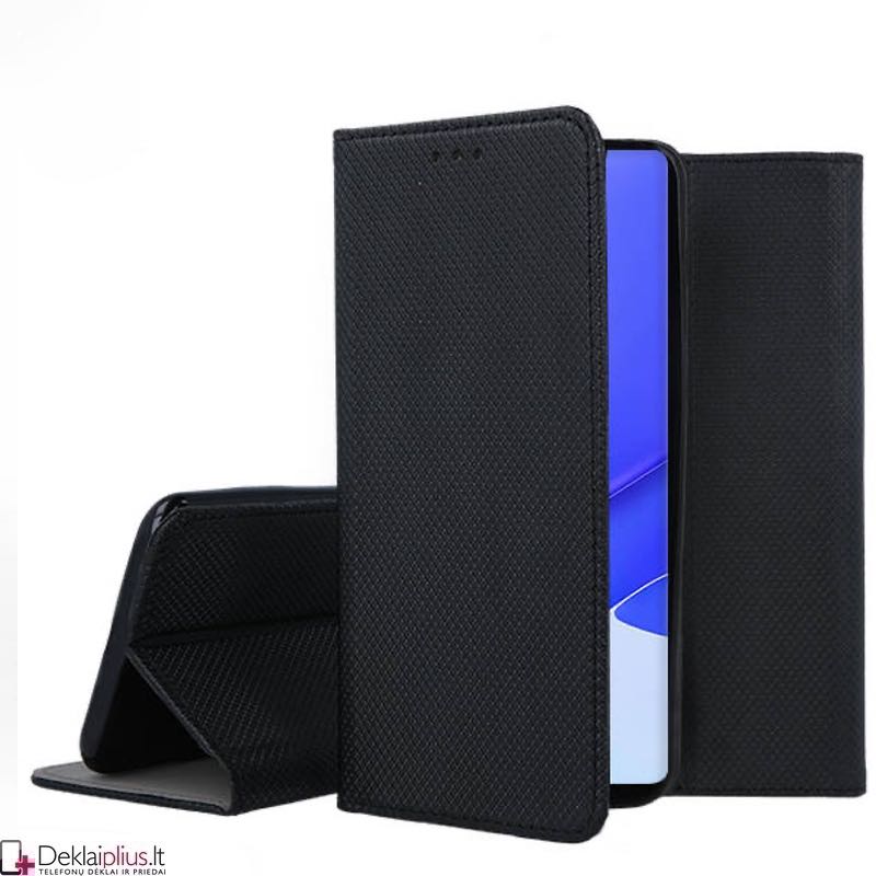 Telone atverčiamas dėklas - juodas (Xiaomi Redmi Note 13 Pro 5G/Poco X6 5G) Telone atverčiamas dėklas - juodas (Xiaomi Redmi Note 13 Pro 5G/Poco X6 5G)